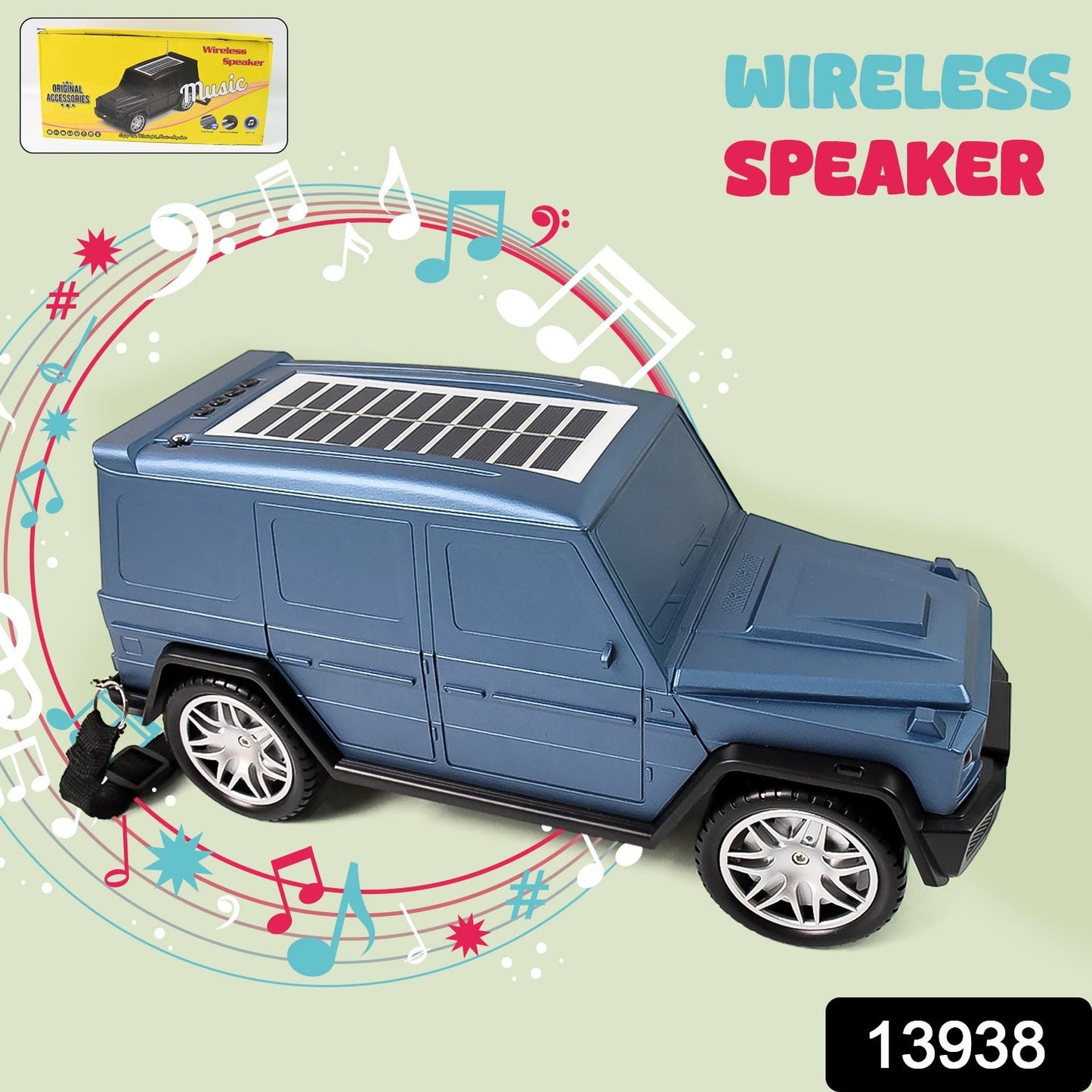 Thar Wireless And Solar Powered Speaker SWASTIK CREATIONS The Trend Point