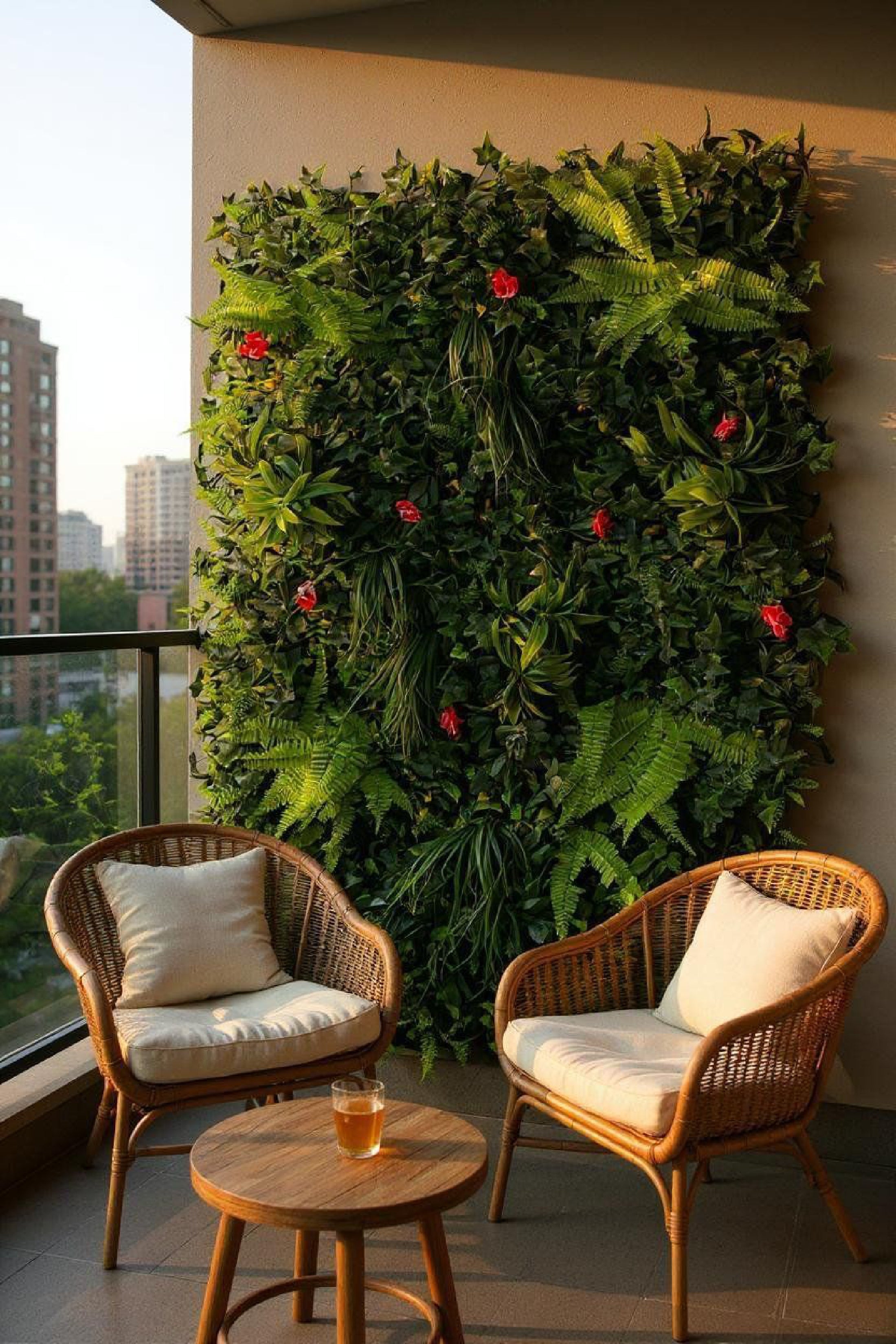 Code 55 - Premium 1x1 mtr Artificial Vertical Garden Panel