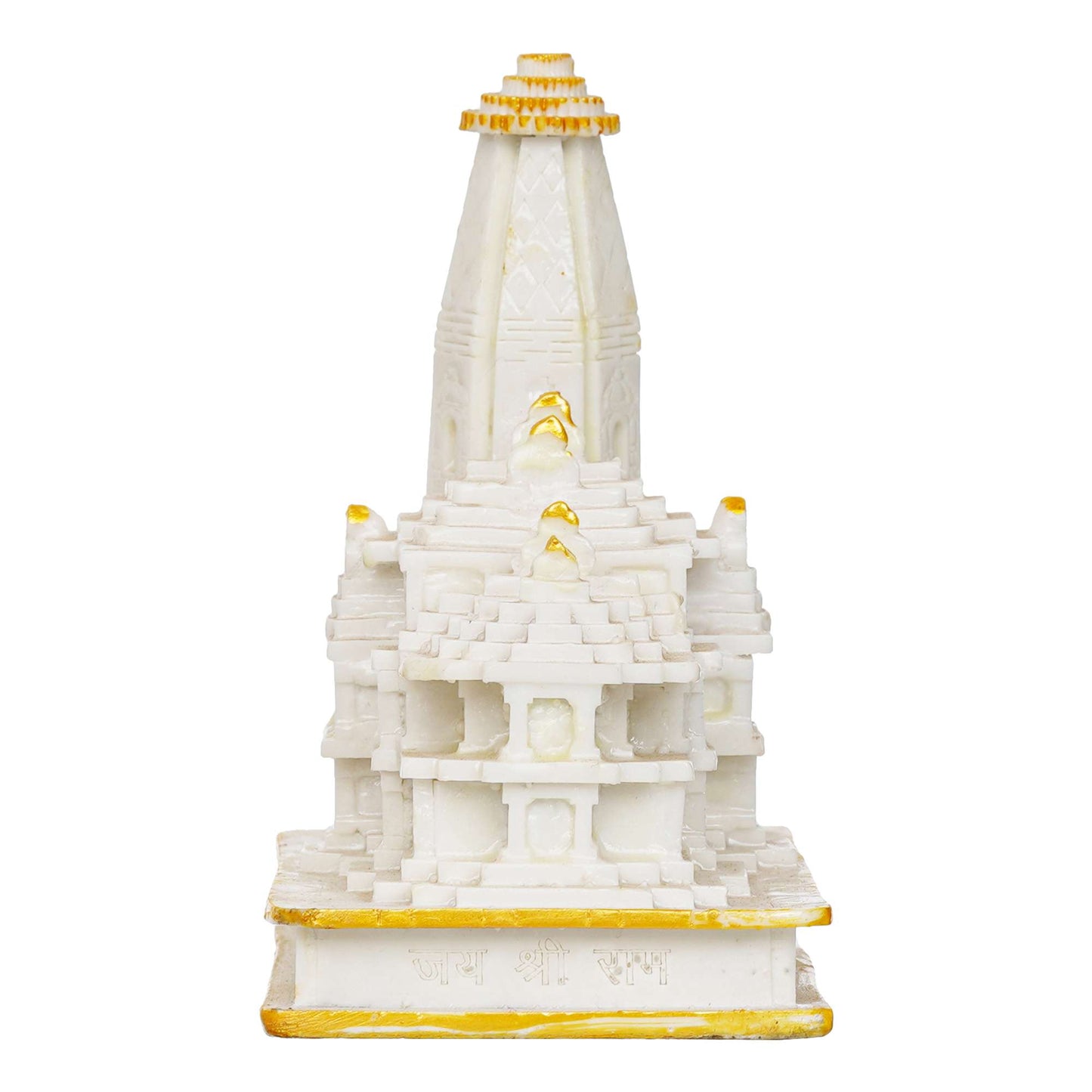 Ram Mandir | Jai Shree Ram JanamBhoomi Mandir, Religious, Mandir Murti, Ayodhya Model, for Home, Pooja Room, Puja, Temple | Marble Handcrafted- White (NMB-RMM1) SWASTIK CREATIONS The Trend Point