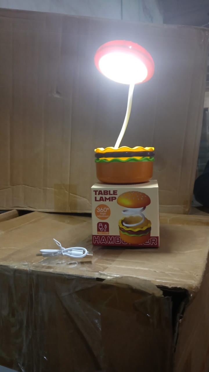 Burger Delight: Folding LED Night Lamp (1 Pc) SWASTIK CREATIONS The Trend Point