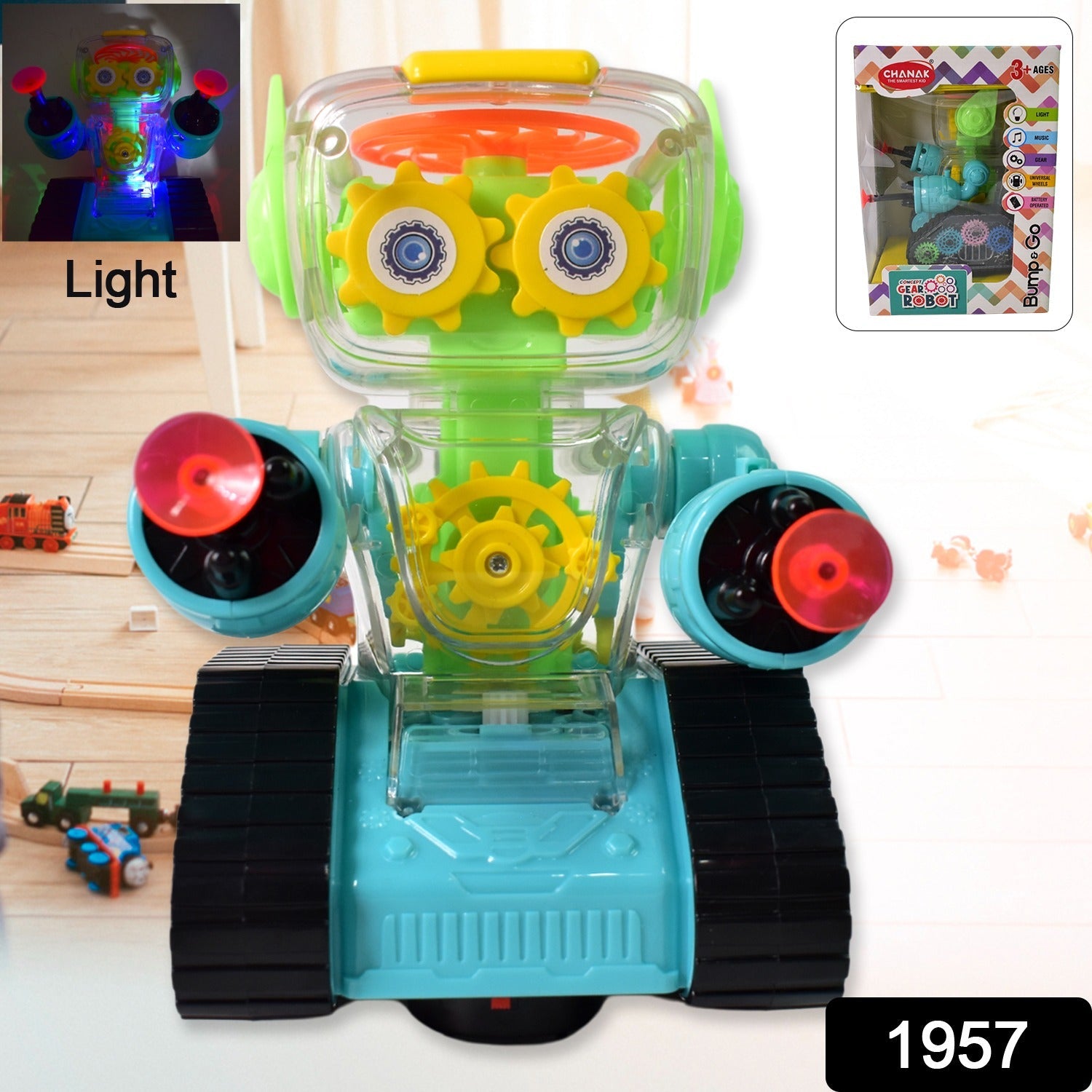 Gear Robot Car for Kids (1 Pc)