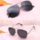 Black REBEL Square Sunglasses (SUN-LC-11089-BLK1GLD)