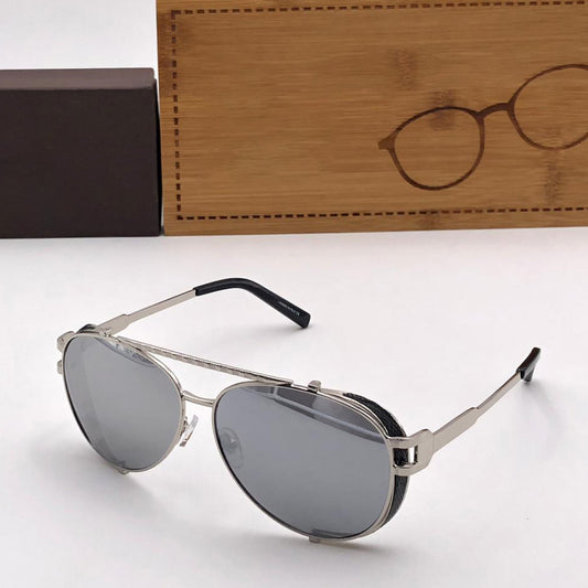 Silver Firenze Aviator Sunglasses (SUN-LV-7039-SIL3SIL)