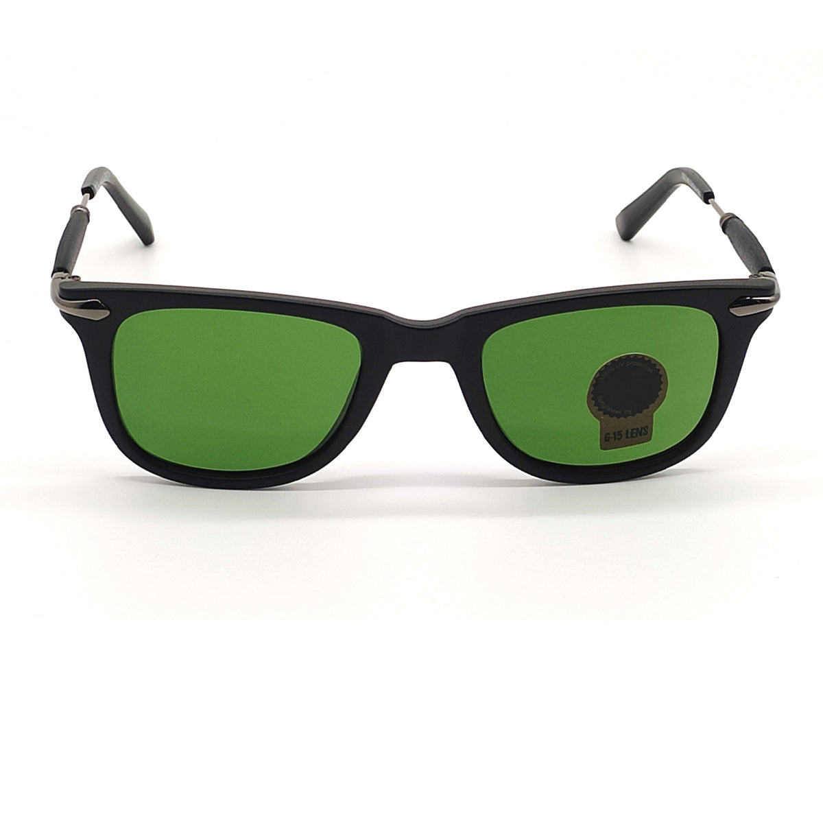 Green Enigte Square Sunglasses (SUN-RN-2148-GRN1BLK-M) SWASTIK CREATIONS The Trend Point