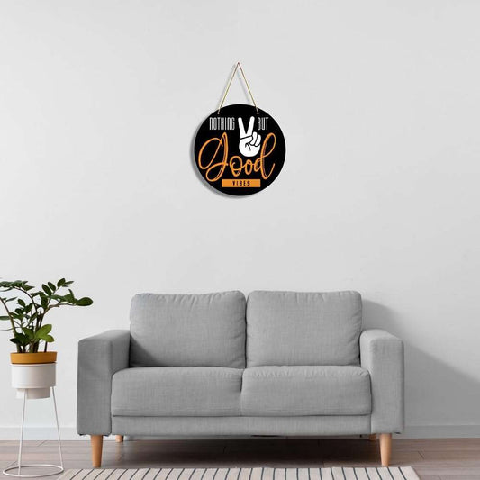 Swastik Trend Point Round Wall Hanging for Home Decoration | Office | Gift | Bedroom | Living Room Decor | Positive Energy Wall Decor | Door Hangings | Kids Room Decor | Entrance Decor -6