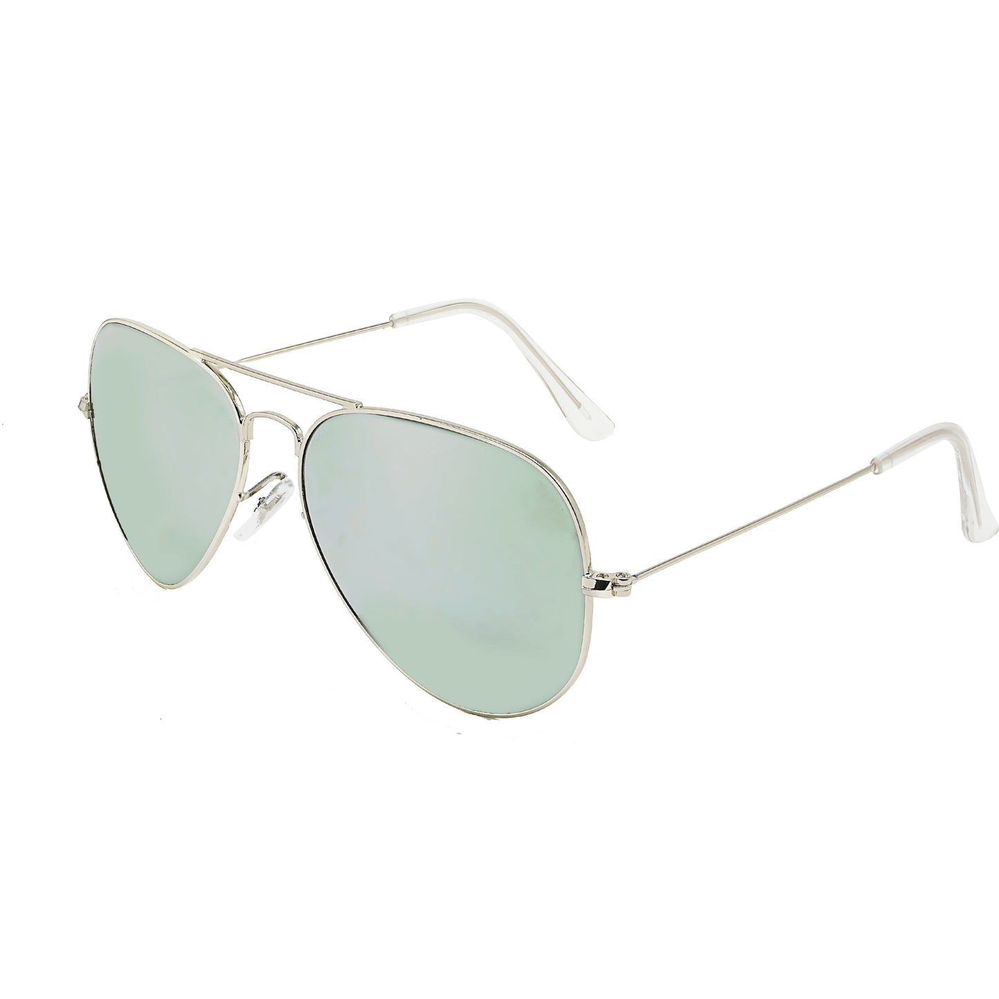 Silver Armstoner Aviator Sunglasses (SUN-LK-3026-SIL3SIL-M) SWASTIK CREATIONS The Trend Point