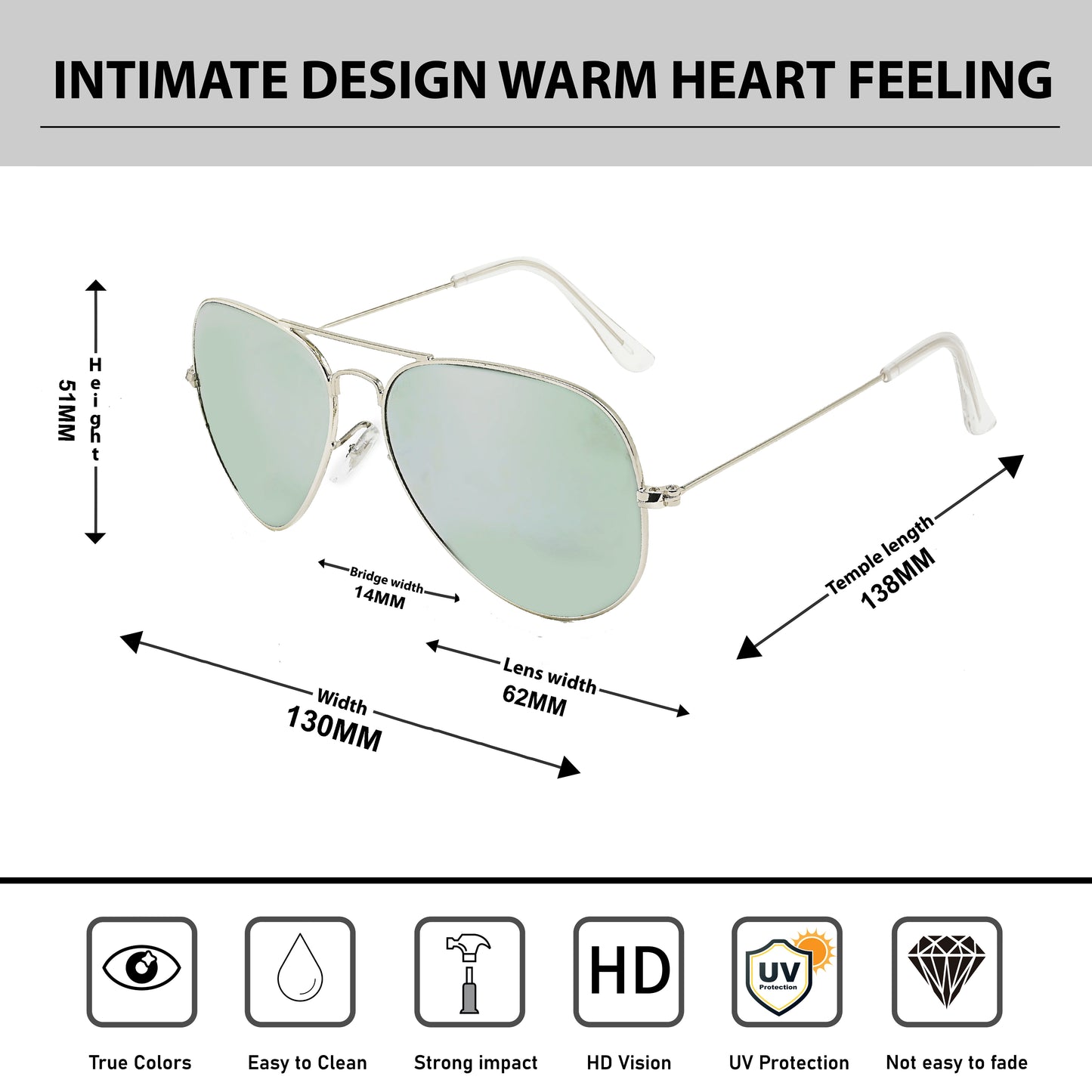 Silver Armstoner Aviator Sunglasses (SUN-LK-3026-SIL3SIL-M) SWASTIK CREATIONS The Trend Point