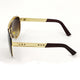 Brown CARRENS Aviator Sunglasses (SUN-LV-5215-BRN2GLD)