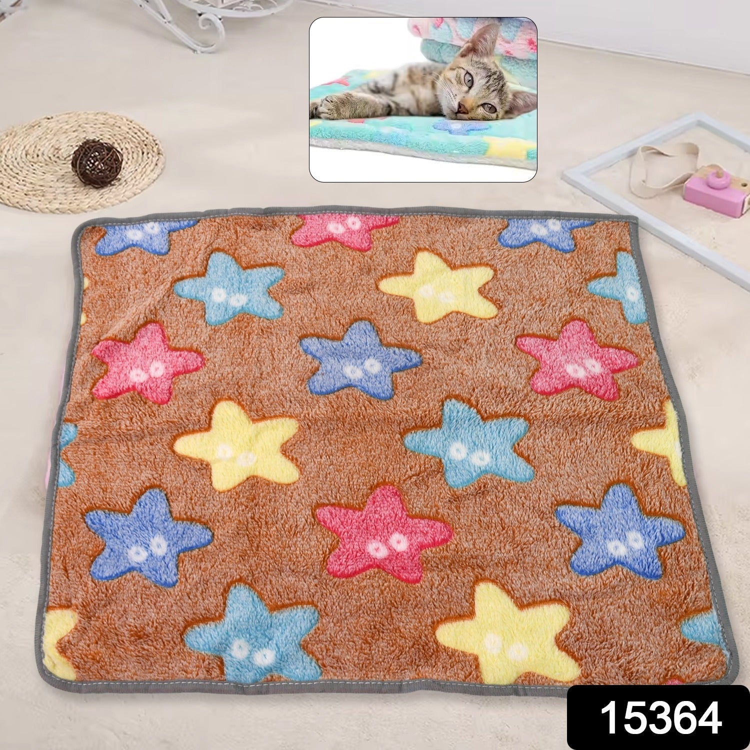 Pet Soft Cat Dog Towel / Blanket, Warm Sleep Mat (55×40 Cm / 1 Pc / Mix Color & Design)