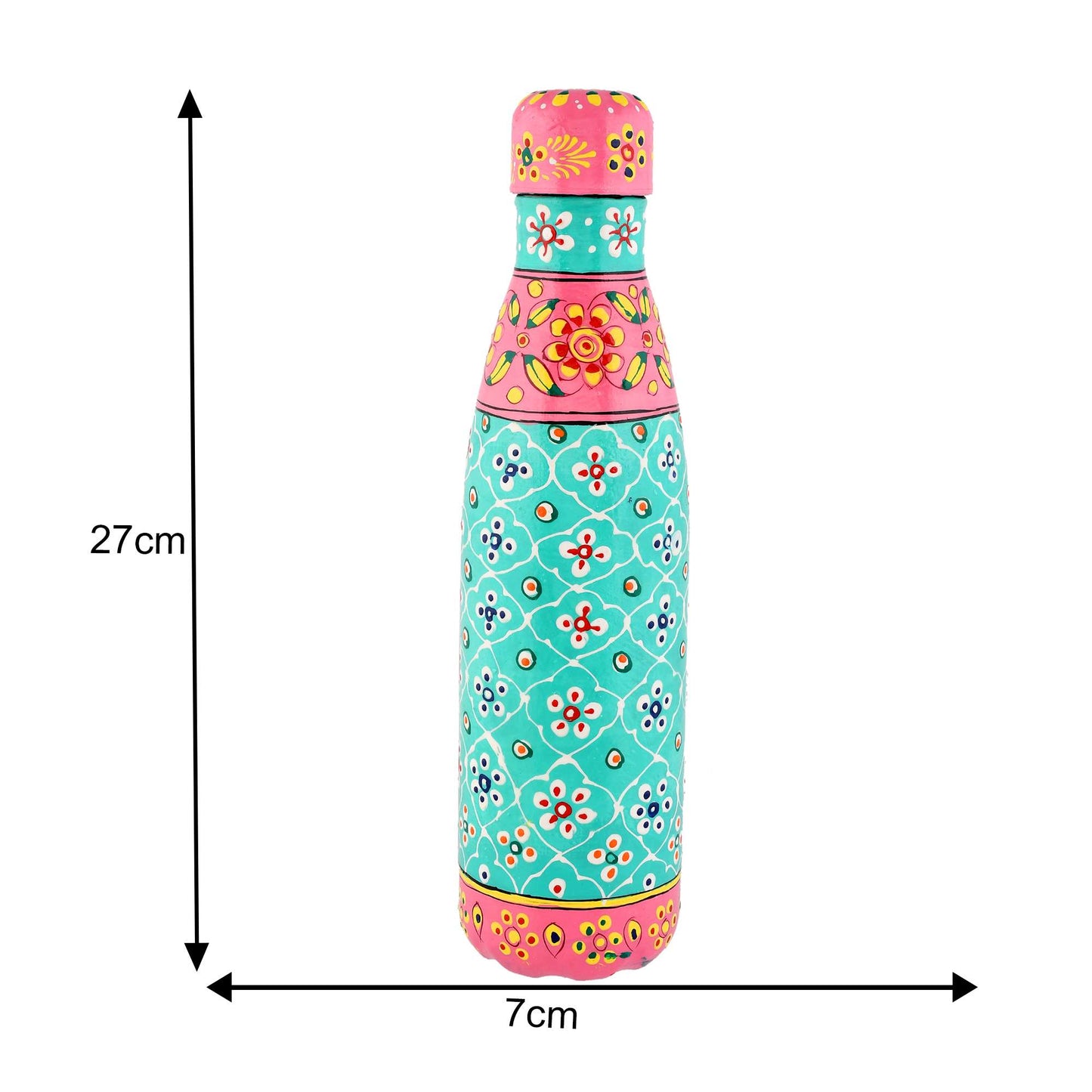 Premium Aluminium Water Bottle 27×7 – Leakproof Reusable Flask for Hydration On-The-Go (AB2) SWASTIK CREATIONS The Trend Point