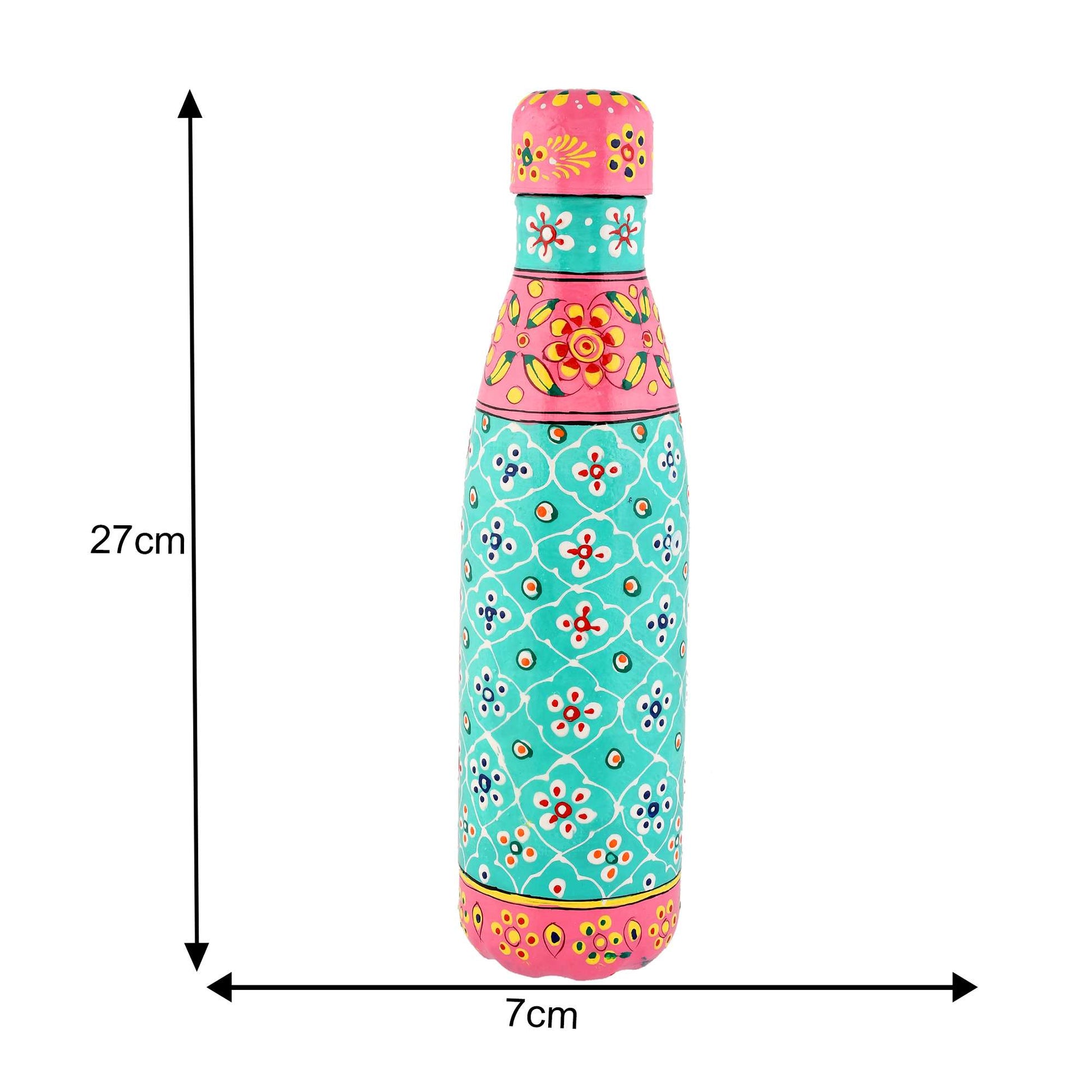 Premium Aluminium Water Bottle 27×7 – Leakproof Reusable Flask for Hydration On-The-Go (AB2)