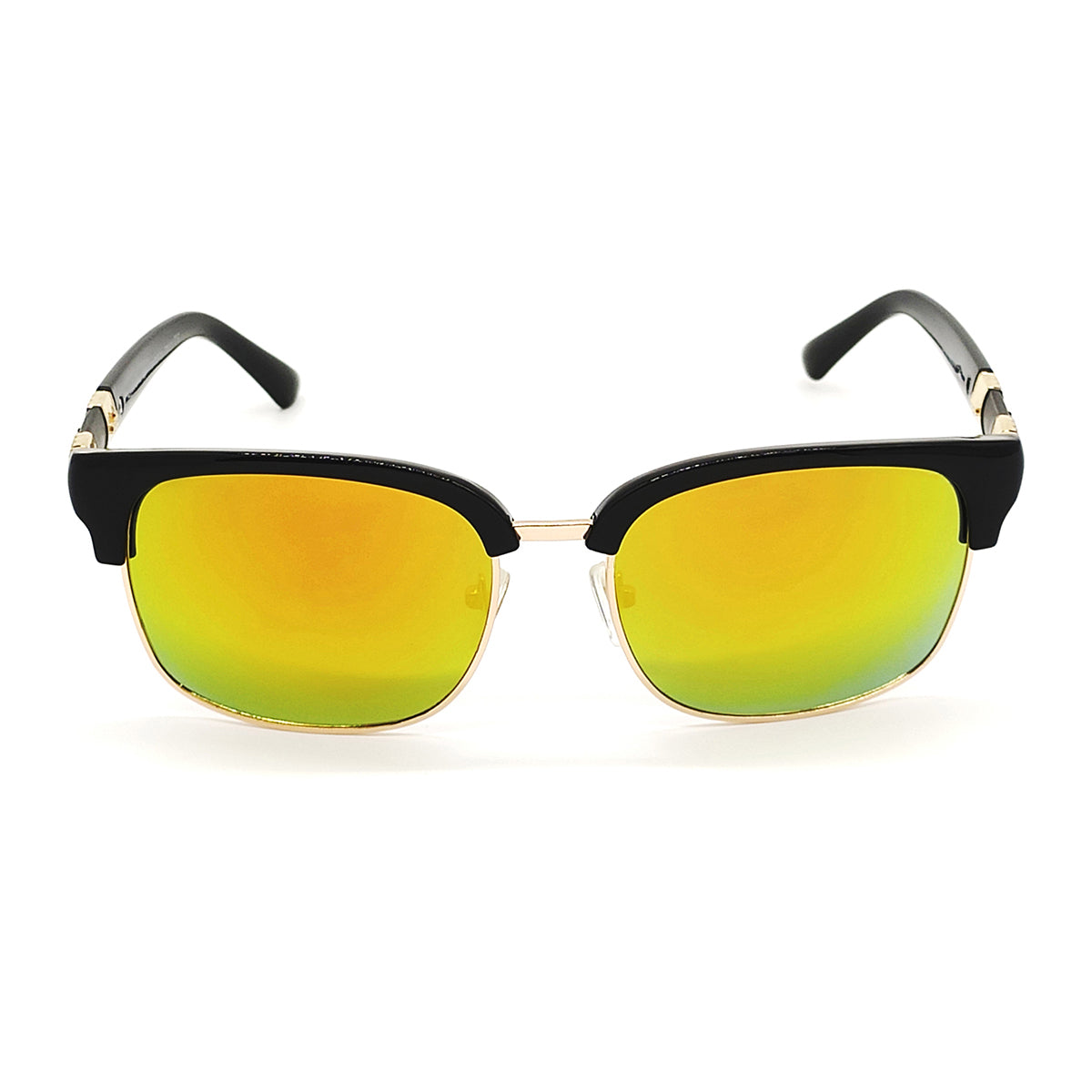 Orange BUMBLE BEE Square Sunglasses (SUN-LC-0748-ORG3GLD)