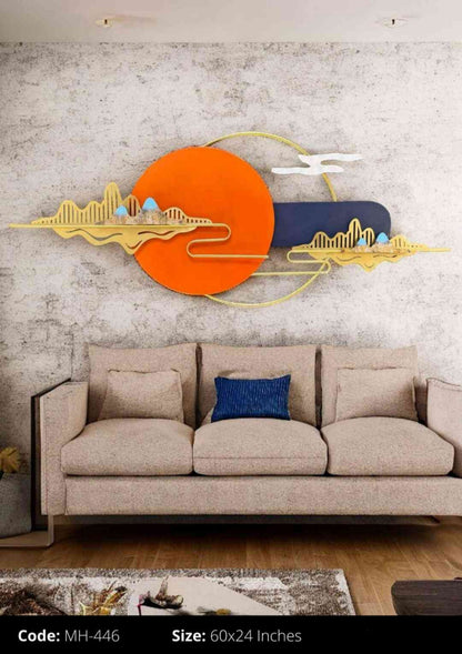 3D Imported Metal Wall Art (MH-446) - SWASTIK CREATIONS The Trend Point