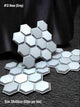 #13 Hexa - Hexagon 3D PVC Wall Panels (Without Mirror) - 3 colors option - (Size 50*50cm)