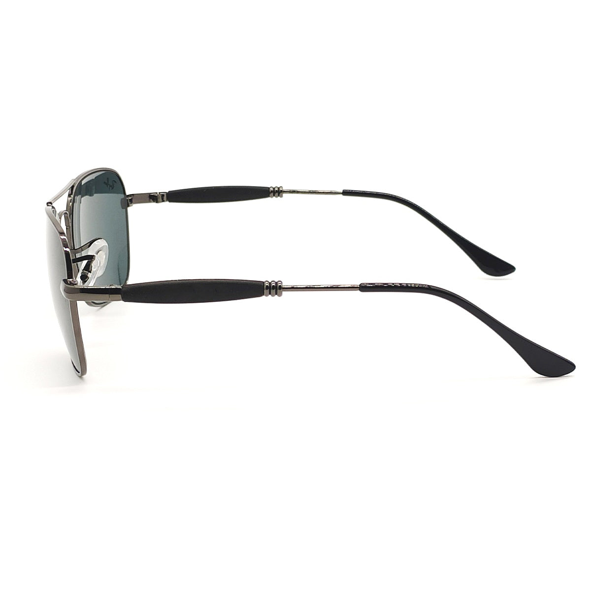 Black Alicent Square Sunglasses (SUN-RN-1208-BLK1BLK-M)