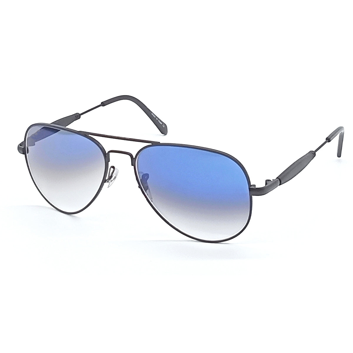 Blue Ancestral Aviator Sunglasses (SUN-RN-3517-BLU2BLK-M) SWASTIK CREATIONS The Trend Point