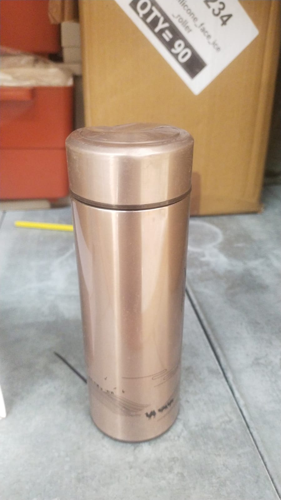 Vacuum Bottle, Double Wall Vacuum Mug, Stainless Steel water Bottle (350 ML Approx) SWASTIK CREATIONS The Trend Point