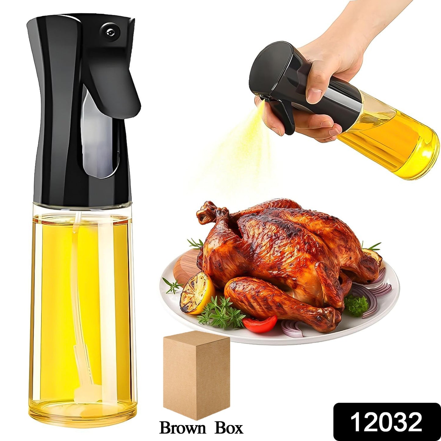 Versatile Kitchen Oil Sprayer Bottle SWASTIK CREATIONS The Trend Point