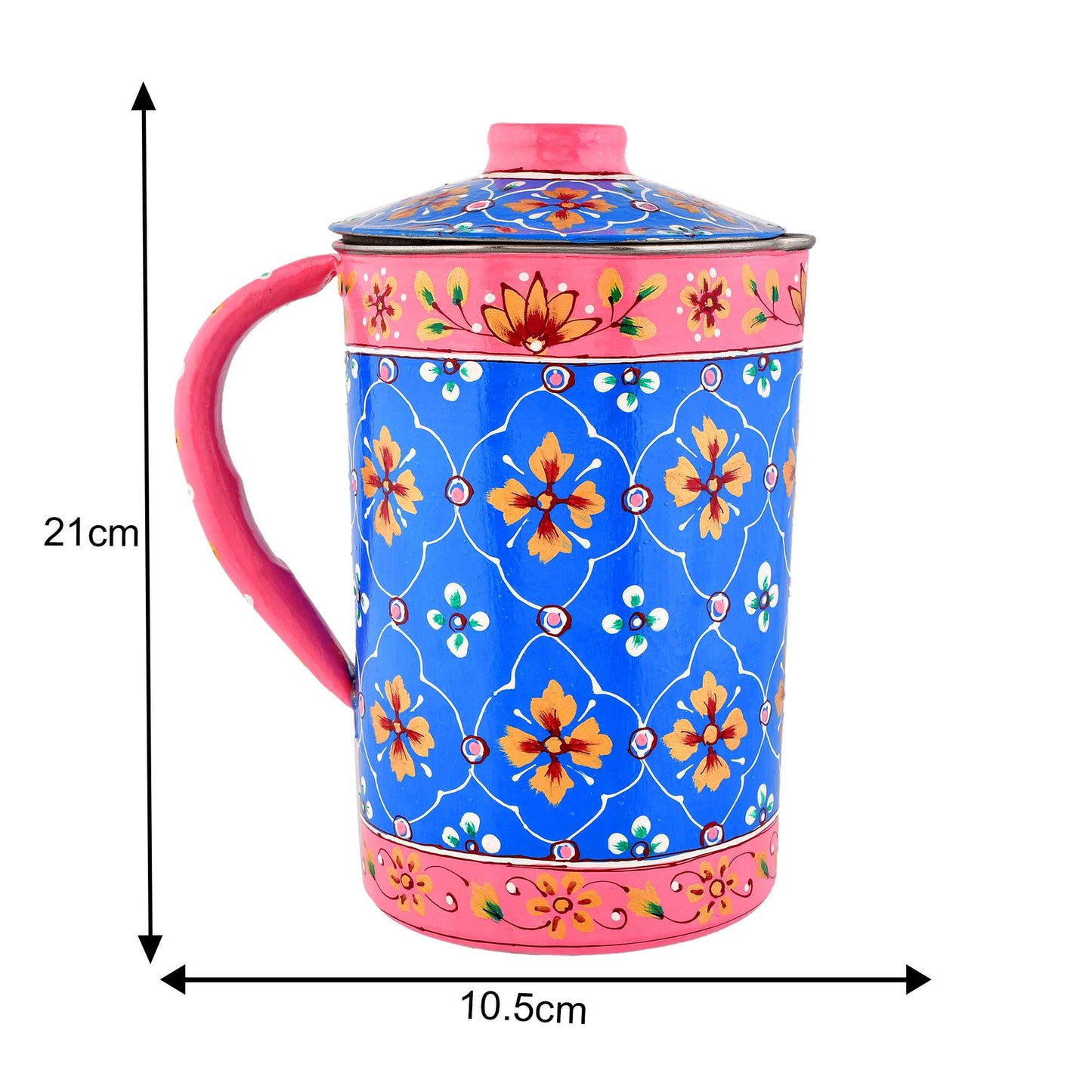 Aluminium Jug – 21 cm for kitchen décor ,Table Top , And Home Decoration (JG2) SWASTIK CREATIONS The Trend Point