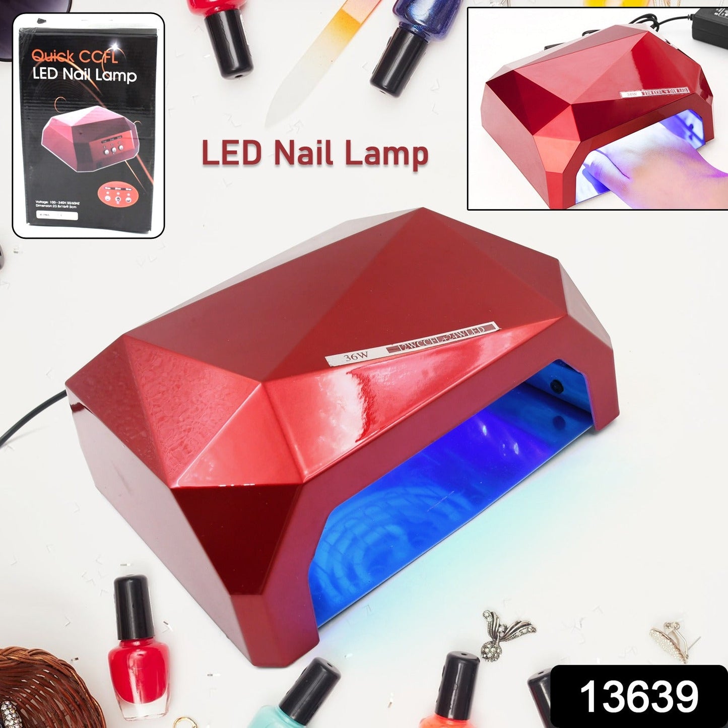 36W LED Nail Dryer SWASTIK CREATIONS The Trend Point