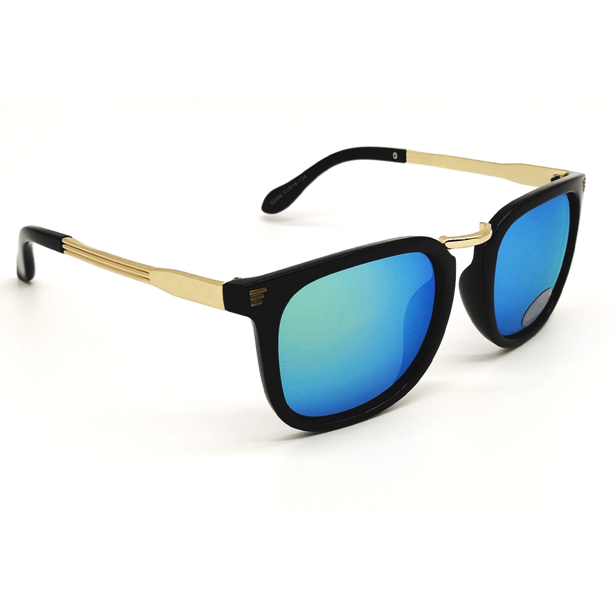 Aqua Green modena Square Sunglasses (SUN-LV-8466-AQG3GLD) SWASTIK CREATIONS The Trend Point