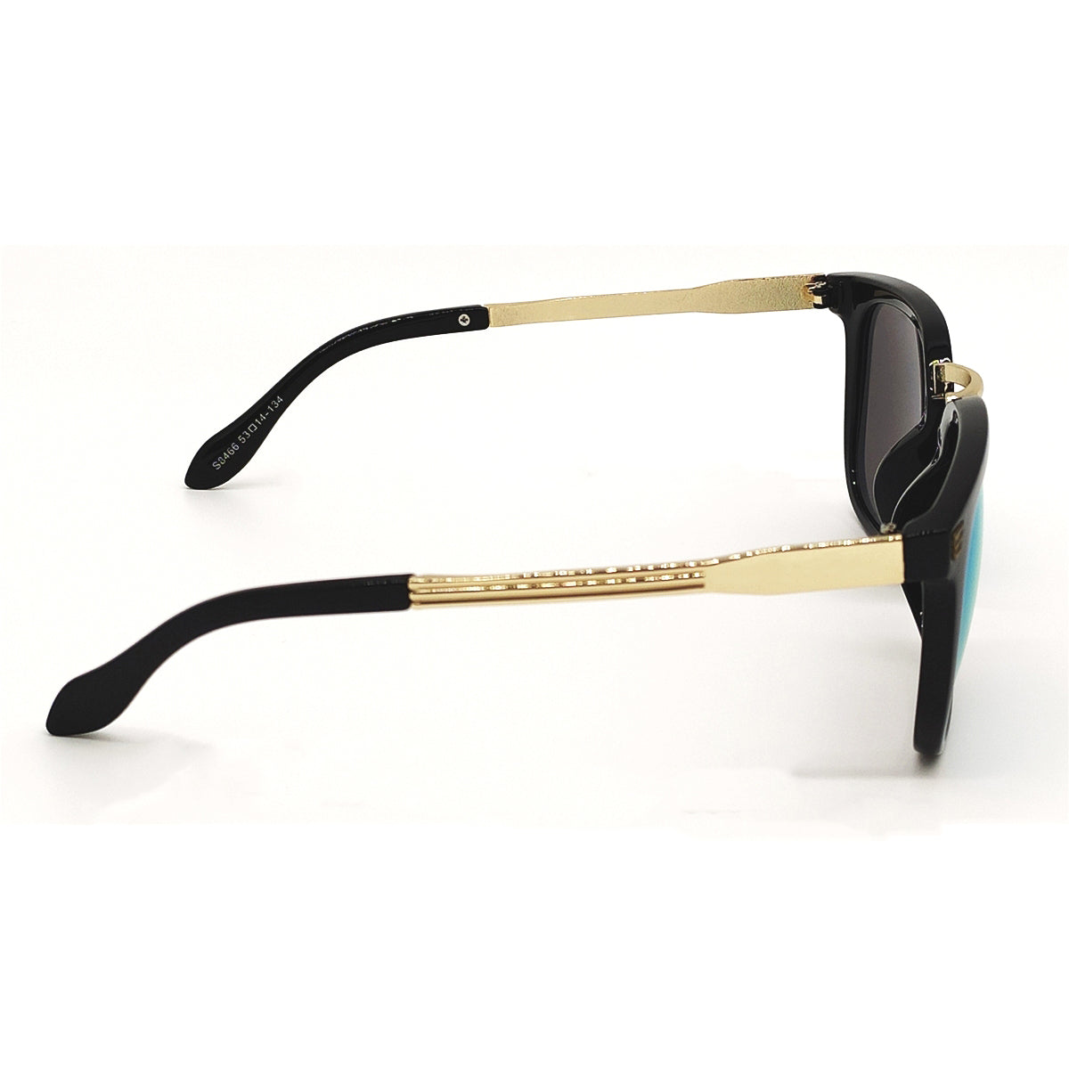 Aqua Green modena Square Sunglasses (SUN-LV-8466-AQG3GLD) SWASTIK CREATIONS The Trend Point