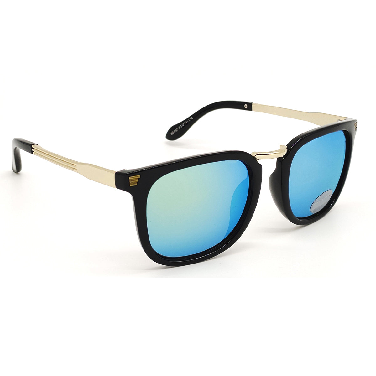 Aqua Green modena Square Sunglasses (SUN-LV-8466-AQG3GLD) SWASTIK CREATIONS The Trend Point