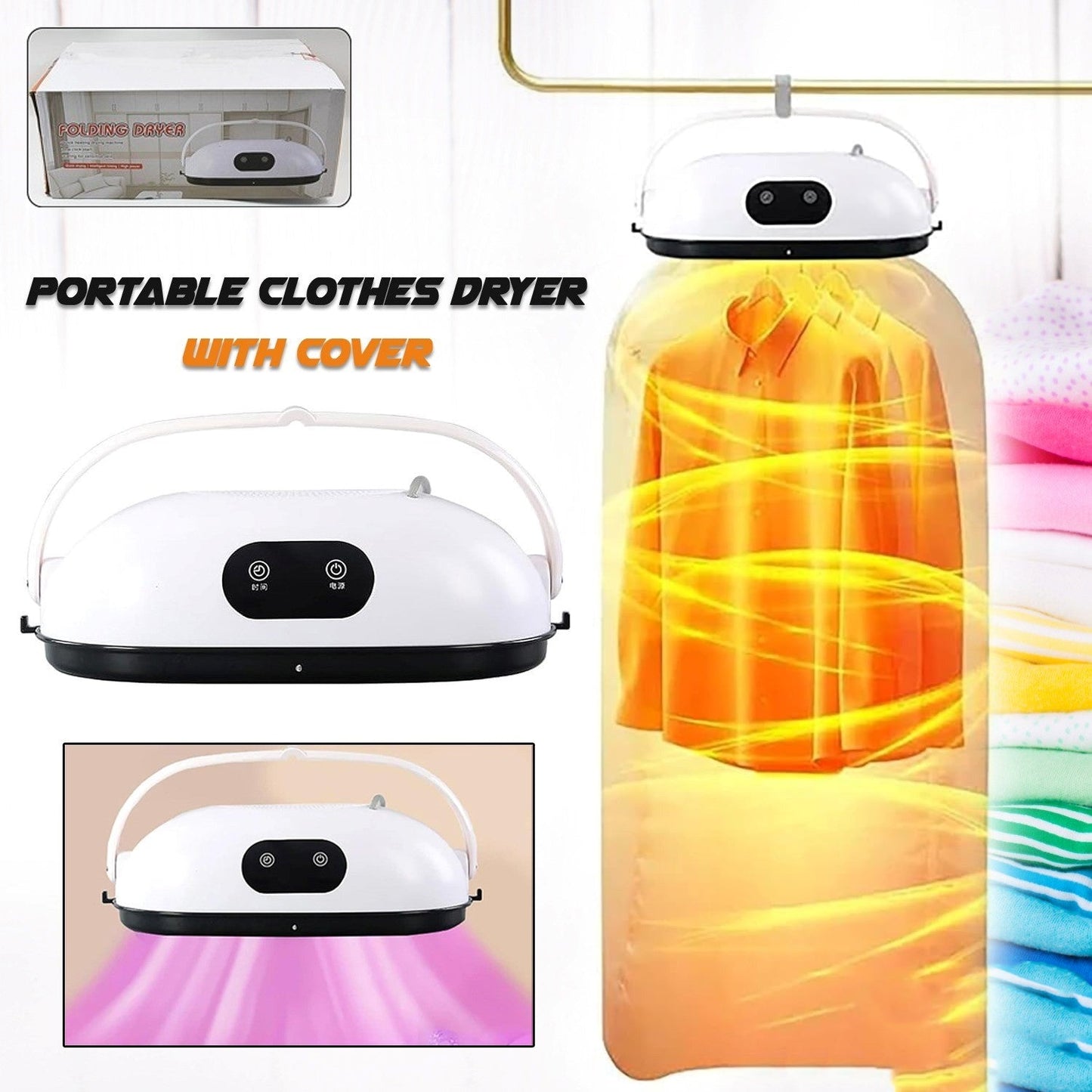 Portable Clothes Folding Dryer, Portable Dryer (1 Pc) SWASTIK CREATIONS The Trend Point