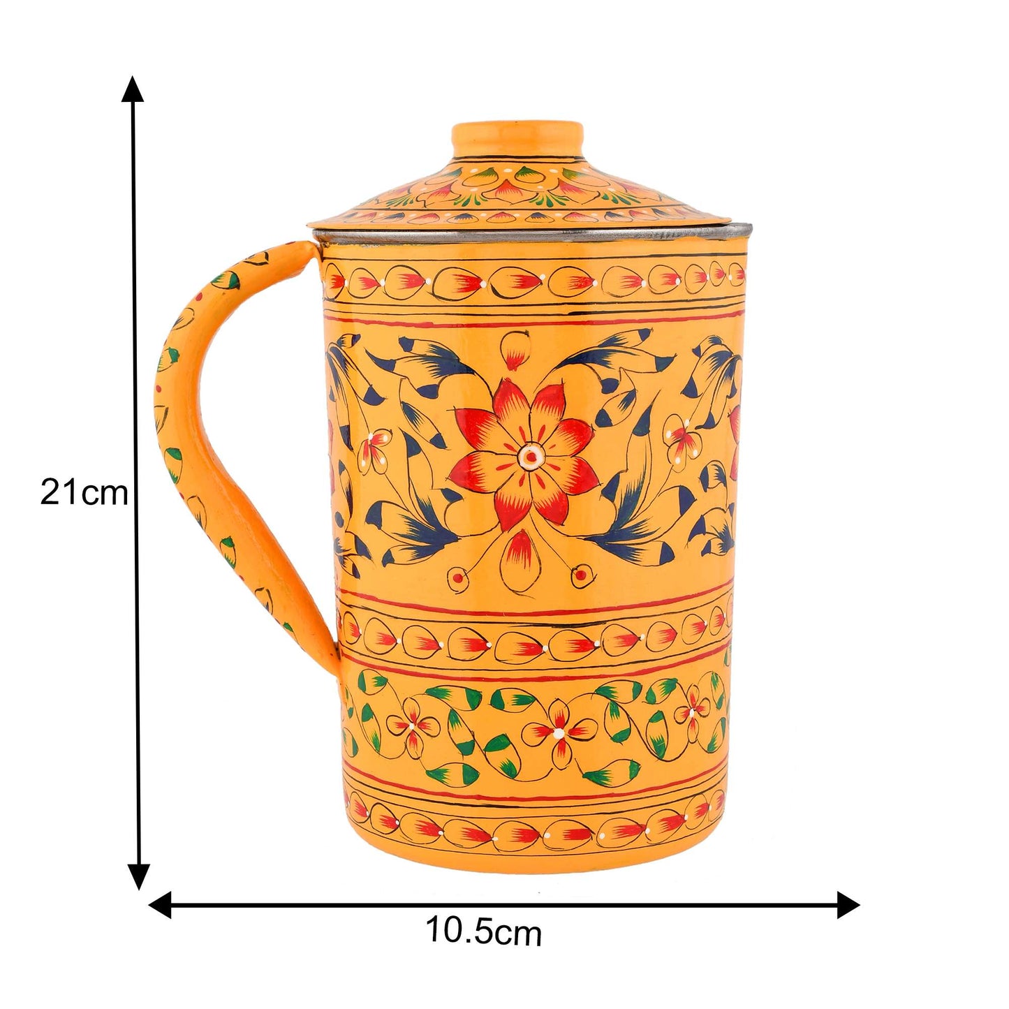 Aluminium Jug – 21 cm for kitchen décor ,Table Top , And Home Decoration (JG1) SWASTIK CREATIONS The Trend Point