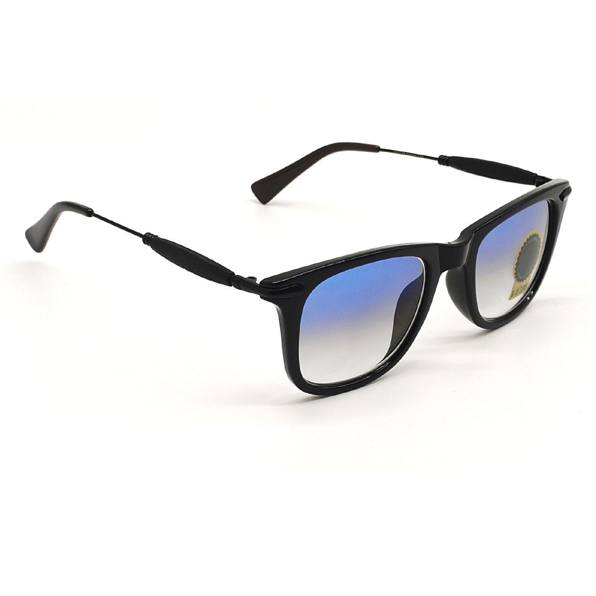 Blue Enigte Square Sunglasses (SUN-RN-2148-BLU2BLK-M) SWASTIK CREATIONS The Trend Point