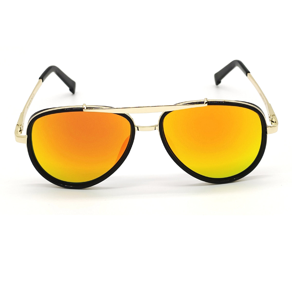 Frogurist 4414 Aviator Sunglasses (SUN-RN-4414-ORG3GLD-M) SWASTIK CREATIONS The Trend Point