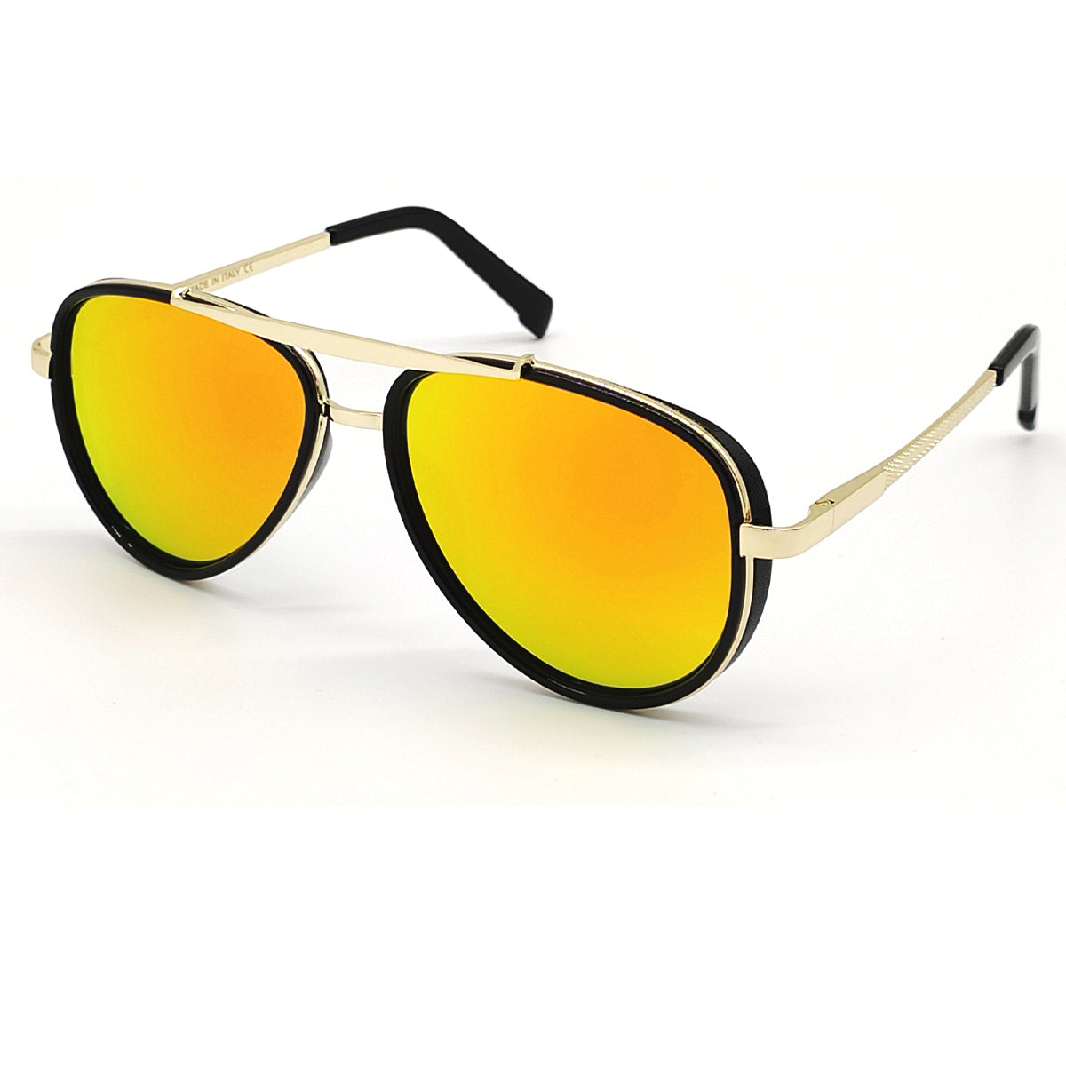 Frogurist 4414 Aviator Sunglasses (SUN-RN-4414-ORG3GLD-M) SWASTIK CREATIONS The Trend Point