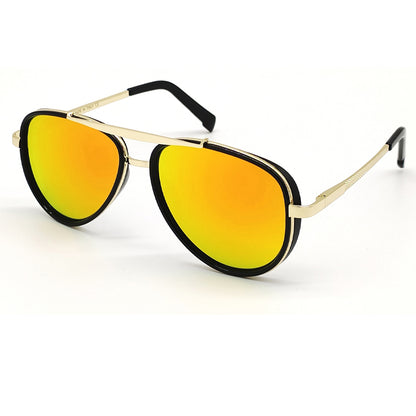 Frogurist 4414 Aviator Sunglasses (SUN-RN-4414-ORG3GLD-M)