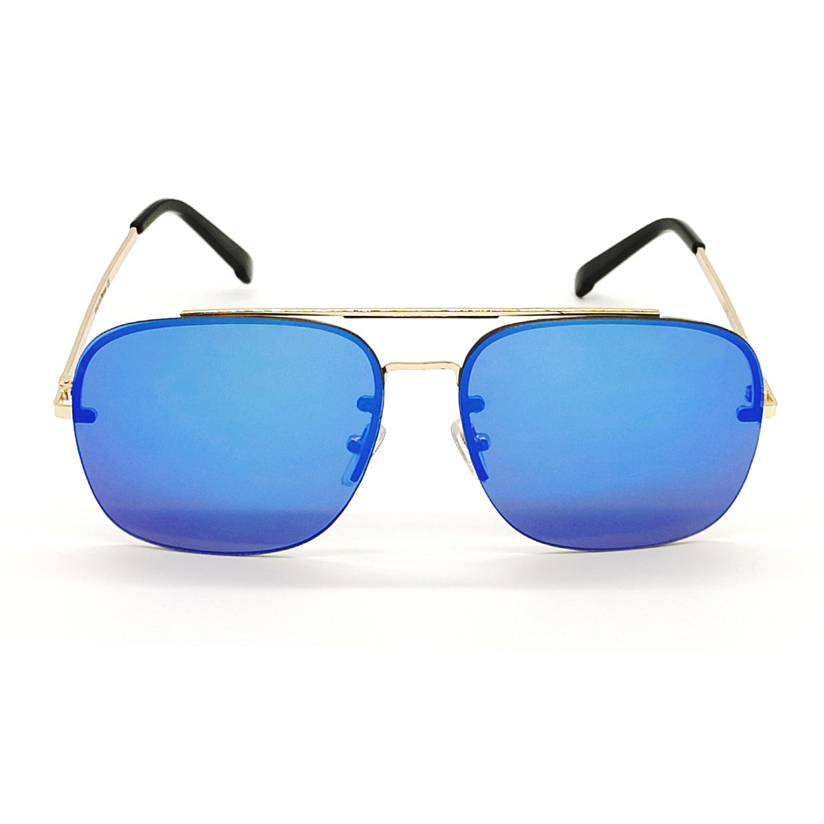 Aqua Blue REBEL Square Sunglasses (SUN-LC-11089-AQB3GLD) - SWASTIK CREATIONS The Trend Point SWASTIK CREATIONS The Trend Point