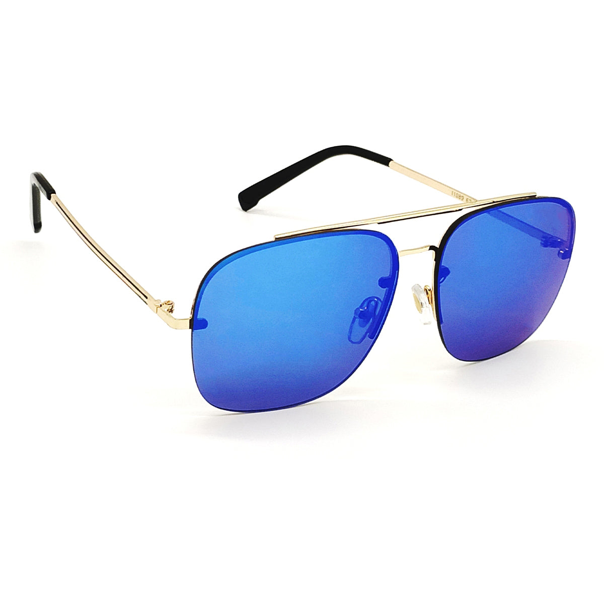 Aqua Blue REBEL Square Sunglasses (SUN-LC-11089-AQB3GLD) - SWASTIK CREATIONS The Trend Point SWASTIK CREATIONS The Trend Point