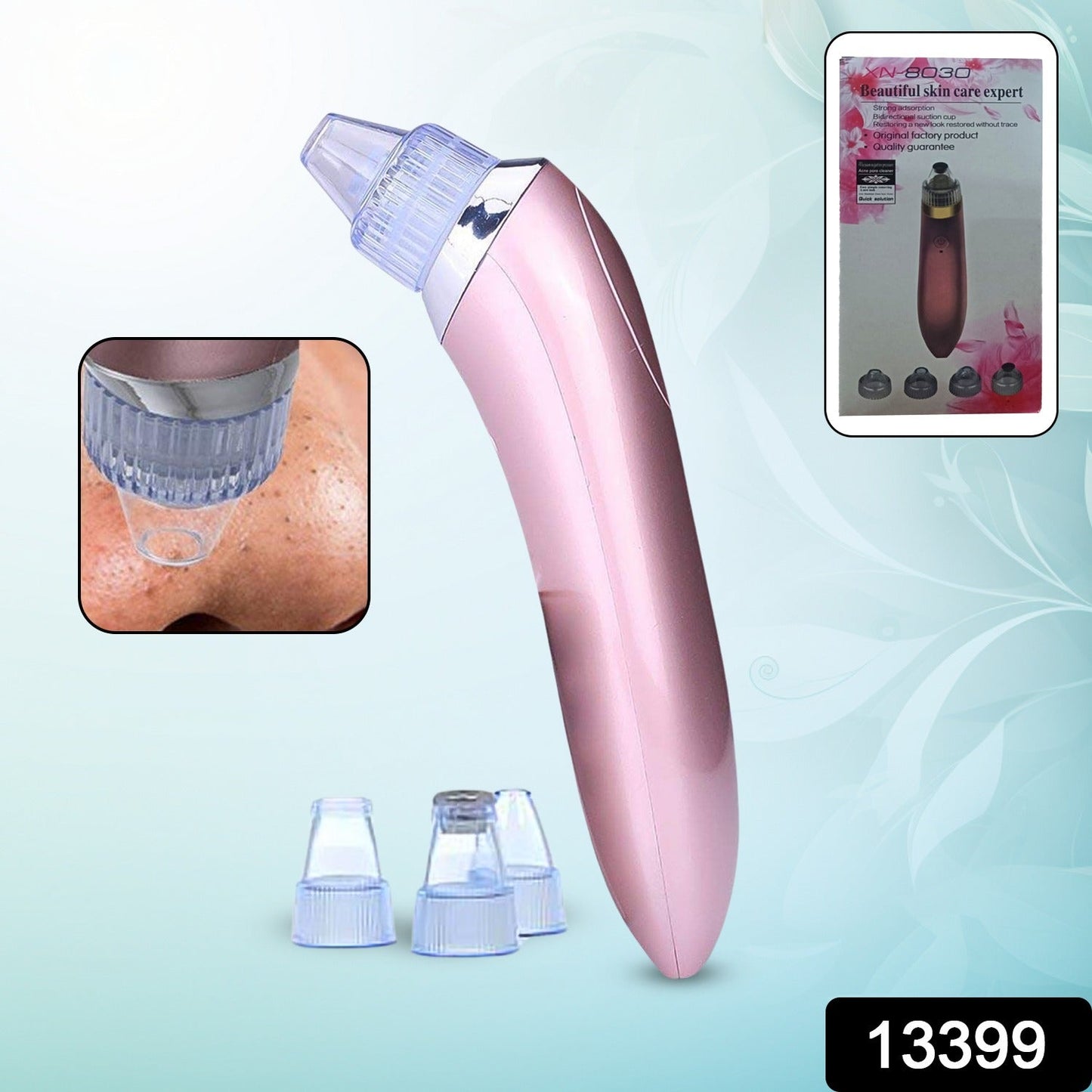 Electric Blackhead Remover with 4 Suction Heads SWASTIK CREATIONS The Trend Point