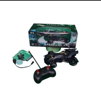 Battman Remote Control High Speed Black Mobile Remote Control Car with Smoke Effect for Kids Boys - Black