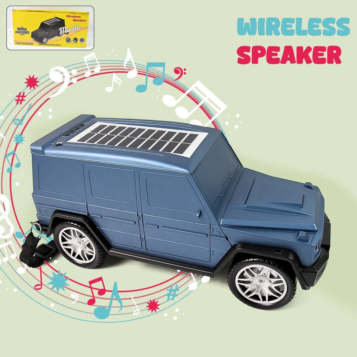 Thar Wireless And Solar Powered Speaker SWASTIK CREATIONS The Trend Point