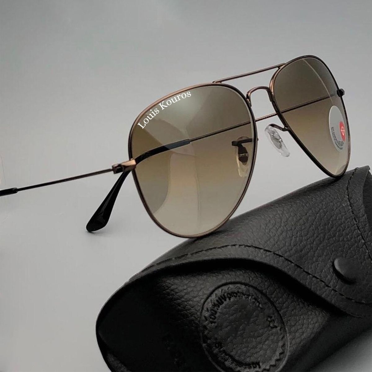 Brown Armstoner Aviator Sunglasses (SUN-LK-3026-BRN2BRN-M) - SWASTIK CREATIONS The Trend Point SWASTIK CREATIONS The Trend Point