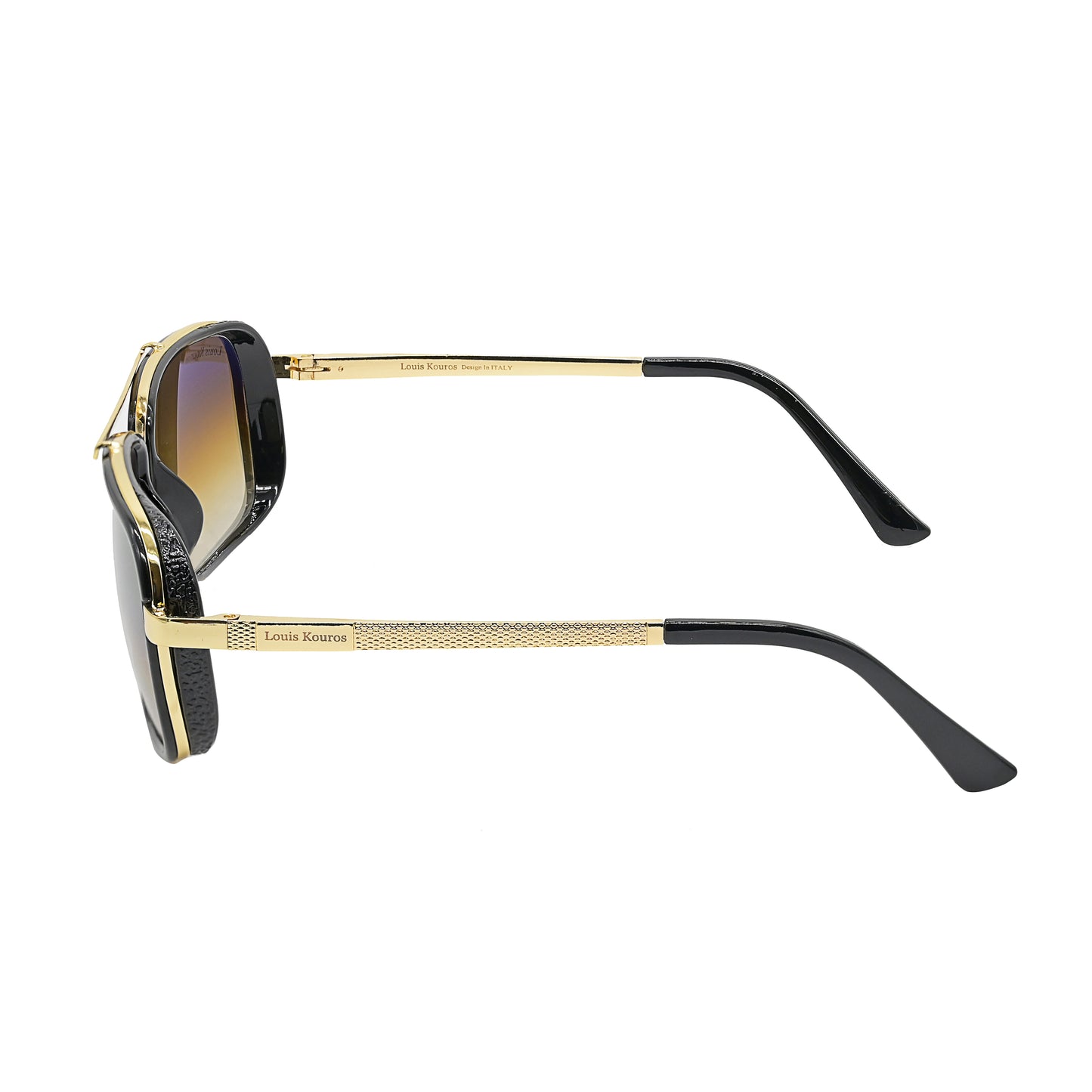 Brown Cayenne Square Sunglasses (SUN-LK-4413-BRN2GLD-M) SWASTIK CREATIONS The Trend Point