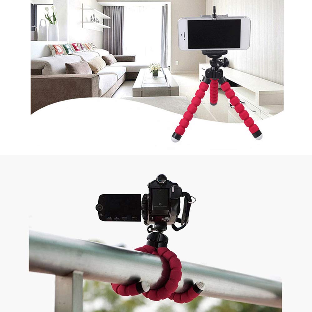 Portable Mini Octopus Tripod Stand with Phone Holder for Live Selfie, Mobile Phone Portable and Adjustable Stand SWASTIK CREATIONS The Trend Point