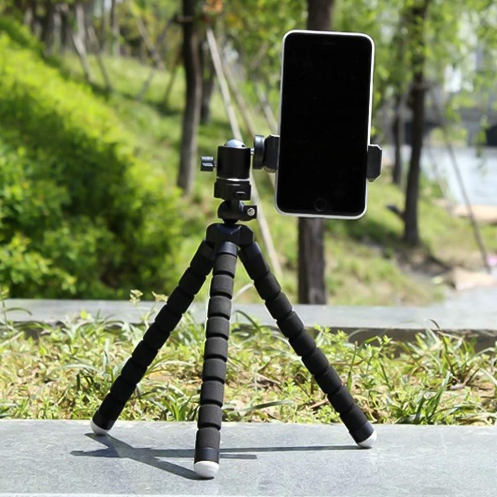 Portable Mini Octopus Tripod Stand with Phone Holder for Live Selfie, Mobile Phone Portable and Adjustable Stand SWASTIK CREATIONS The Trend Point