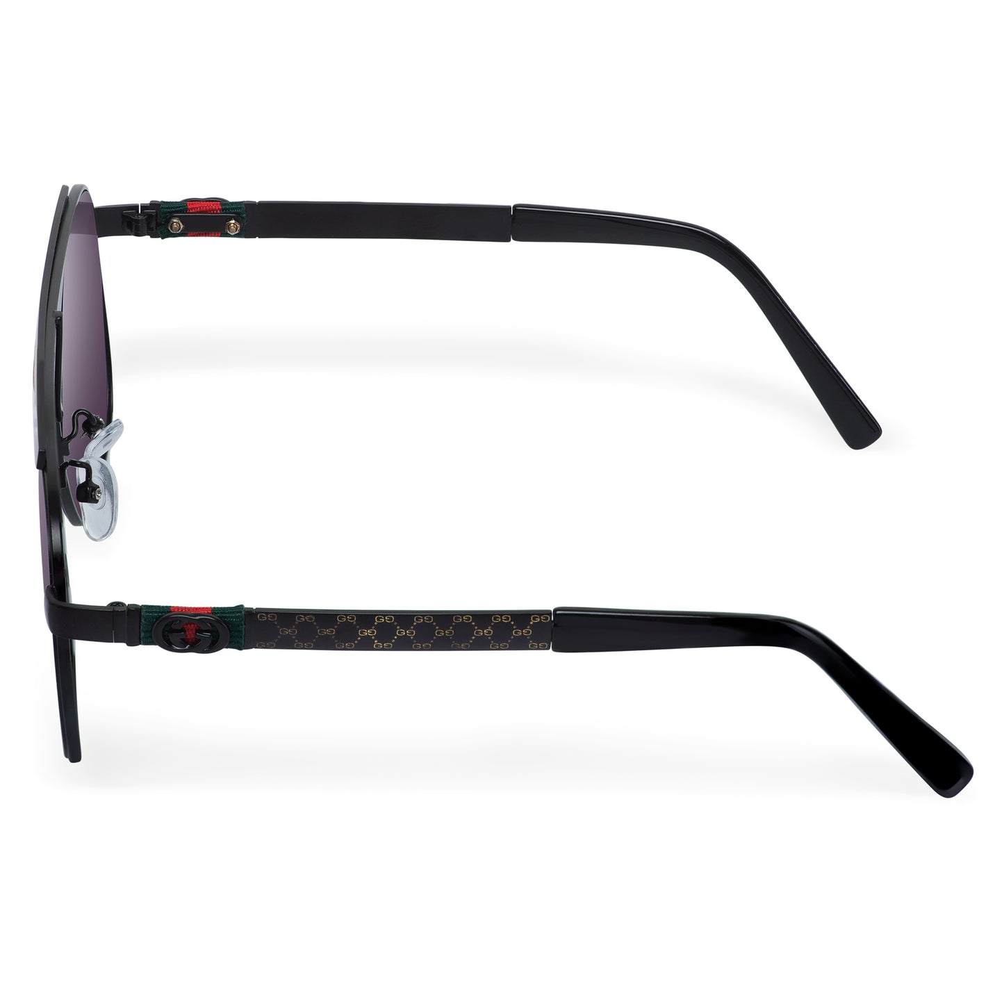 Black Ghostman Square Sunglasses (SUN-CT-0039-BLK2BLK) - SWASTIK CREATIONS The Trend Point SWASTIK CREATIONS The Trend Point