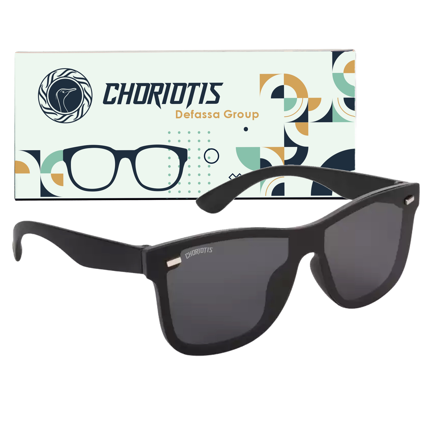 Black Smyder Square Sunglasses (SUN-CT-0650-BLK1BLK-P) - SWASTIK CREATIONS The Trend Point SWASTIK CREATIONS The Trend Point