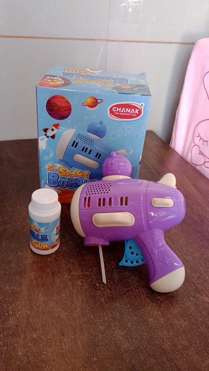 Space Bubble Gun Toy For Kids (with Solution)