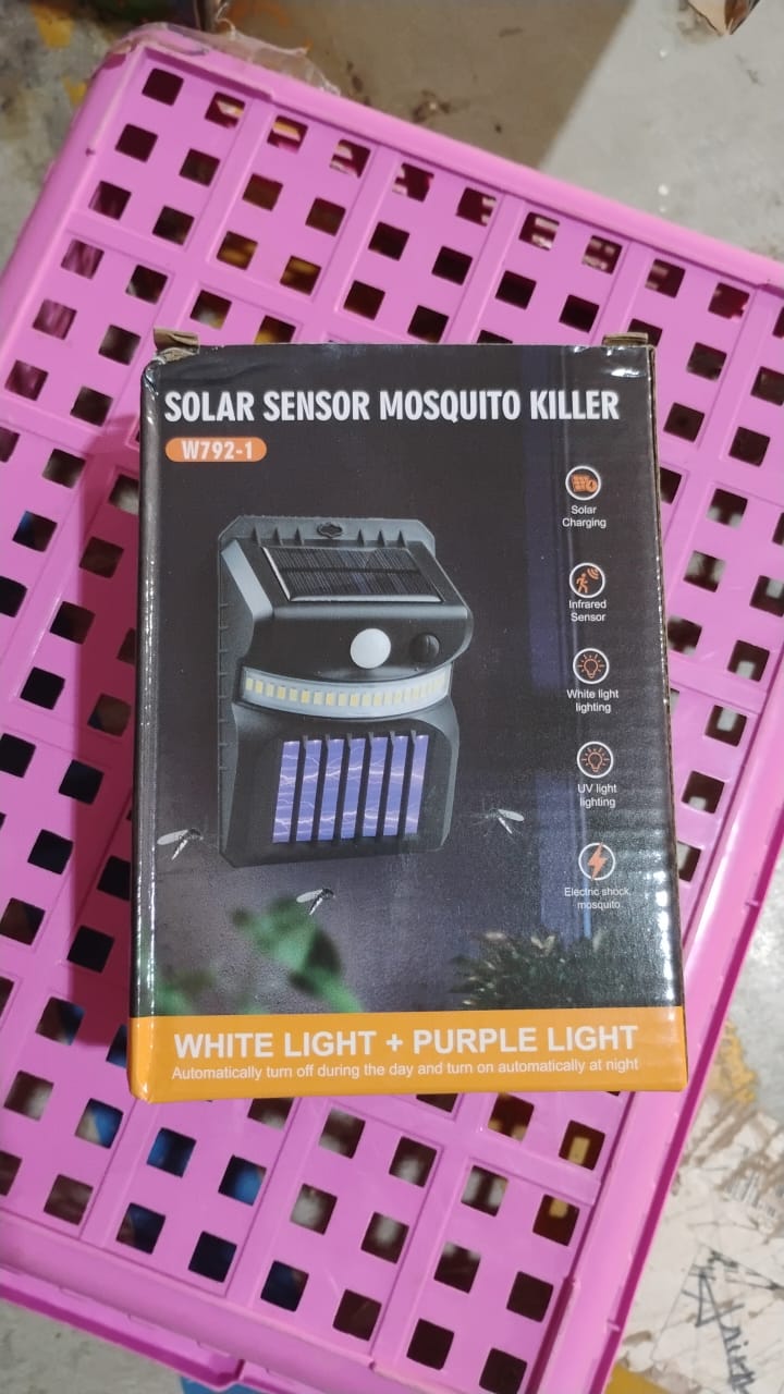 Bug Zapper Outdoor 2 in 1 Solar Mosquito Zapper Lamps (1 Pc) SWASTIK CREATIONS The Trend Point