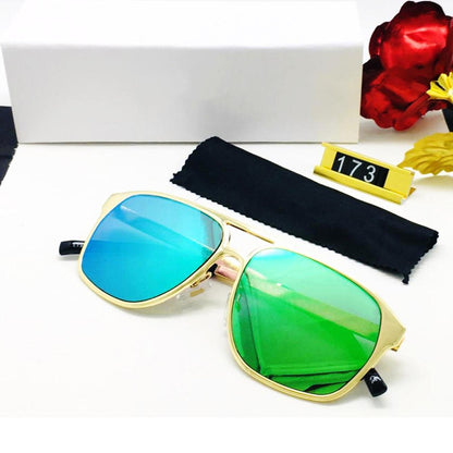 Aqua Green MECH BEASTS Square Sunglasses (SUN-LC-0144-AQG3GLD) - SWASTIK CREATIONS The Trend Point