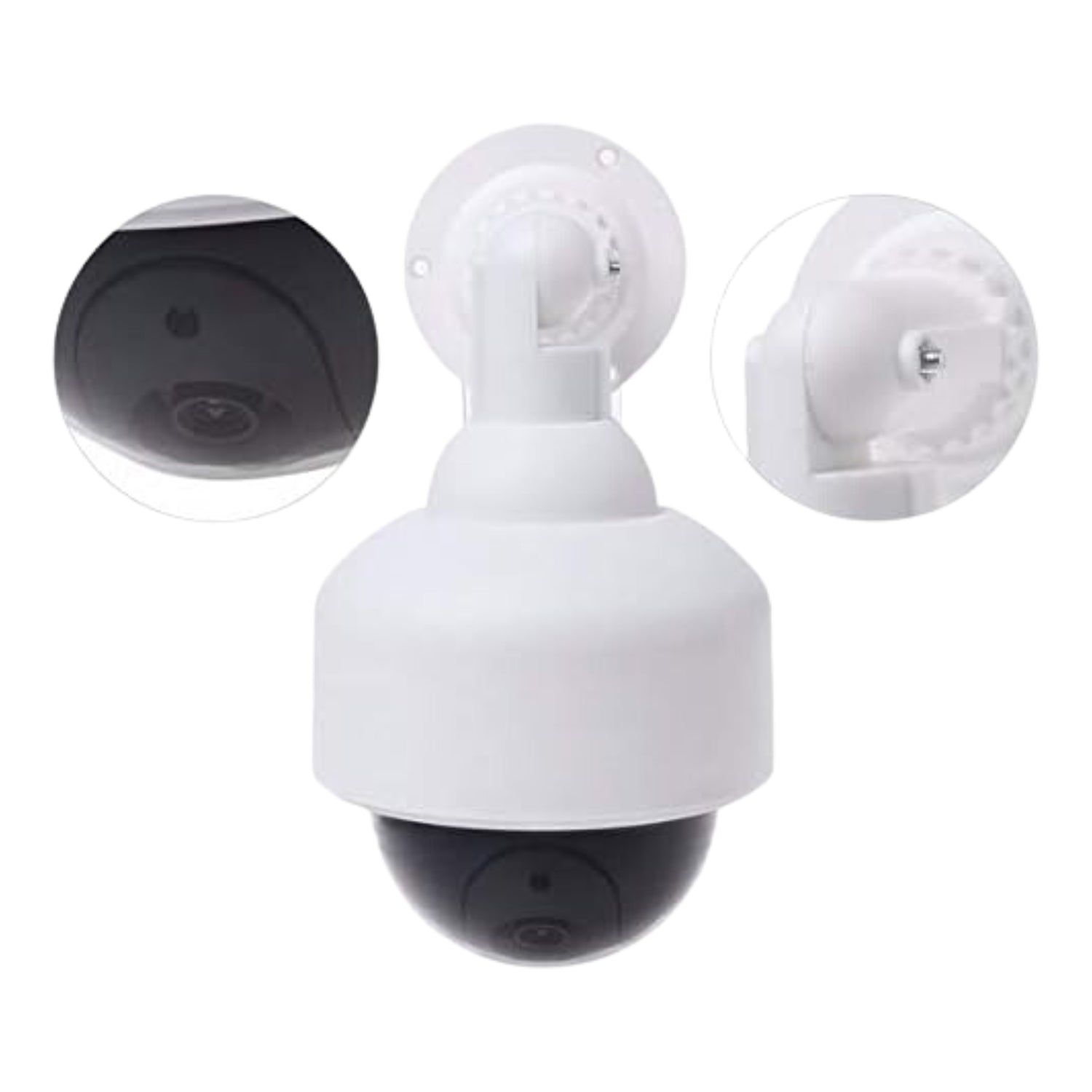 Fake / Dummy Camera CCTV,  with Flashing Red LED Light (1 Pc / Battery Not Included)