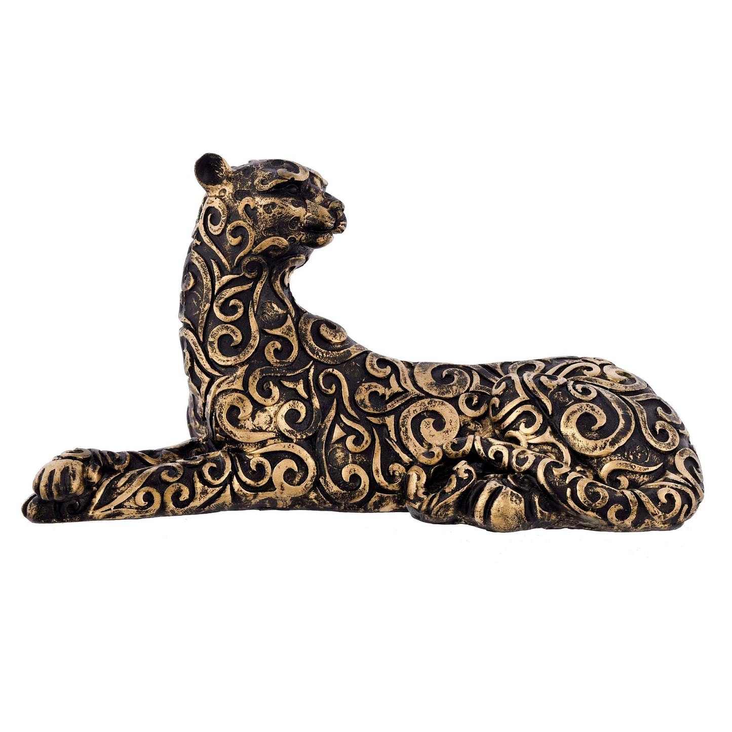 Swastik Trend Point Sitting Panther Showpiece Statue for Home Decor Living Room -32 SWASTIK CREATIONS The Trend Point