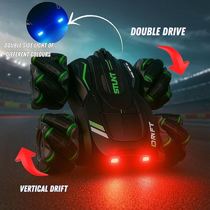 Drift 4X4 Remote Control Drift Stunt Car 4WD Racing Fall Resistant RC Car 360° Rotating Dual Sided Climbing High-Speed Tumbling Cross-Country Battle Off Road Rechargeable Adults Boy Girl